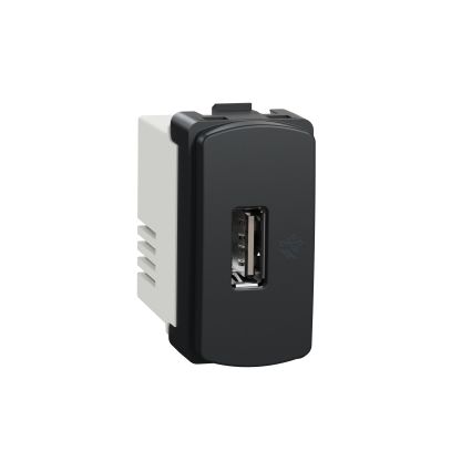 MILUZ MOD TOMADA USB CARREGADOR GRAFITE S3B70811
