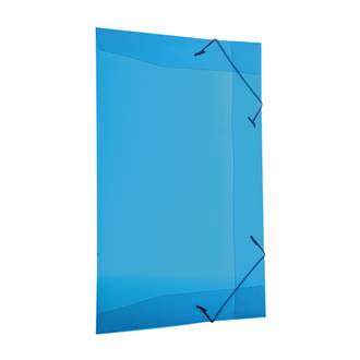 PASTA ELASTICO PLASTICA OFICIO - 0254 - AZUL - UN - DELLO