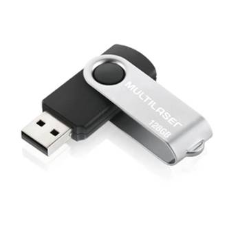 PEN DRIVE 128GB TWIST PD591 -  USB 2.0 - UN - MULTILASER
