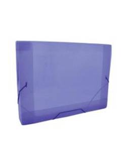 PASTA ELASTICO PLASTICA 4CM OFICIO - 1024 - LILAS - PCT 10 - ACP