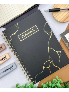 PLANNER DIARIO BLACK GOLD - SK2110 - UN - SKYPAPER