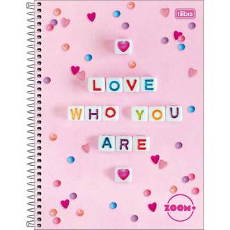 CADERNO UNIV CAPA DURA 12X1 240FLS - ZOOM+ FEM - PCT 4 - TILIBRA