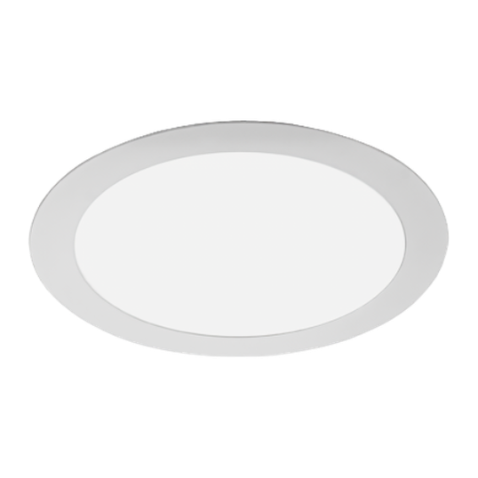 PAINEL DE LED LUX REDONDO DE EMBUTIR TASCHIBRA 18W BIVOLT
