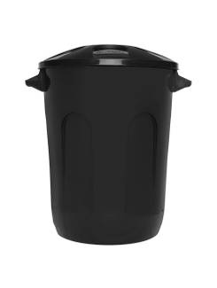 CESTO DE LIXO C/TAMPA 93L - 3082 - PRETO - UN - JAGUAR