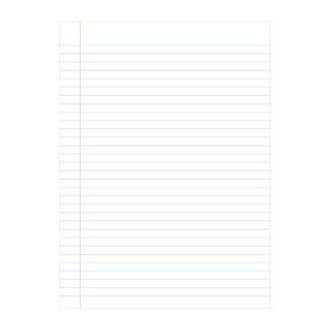 PAPEL ALMACO PAUTADO C/16FL  - UN - TILIBRA