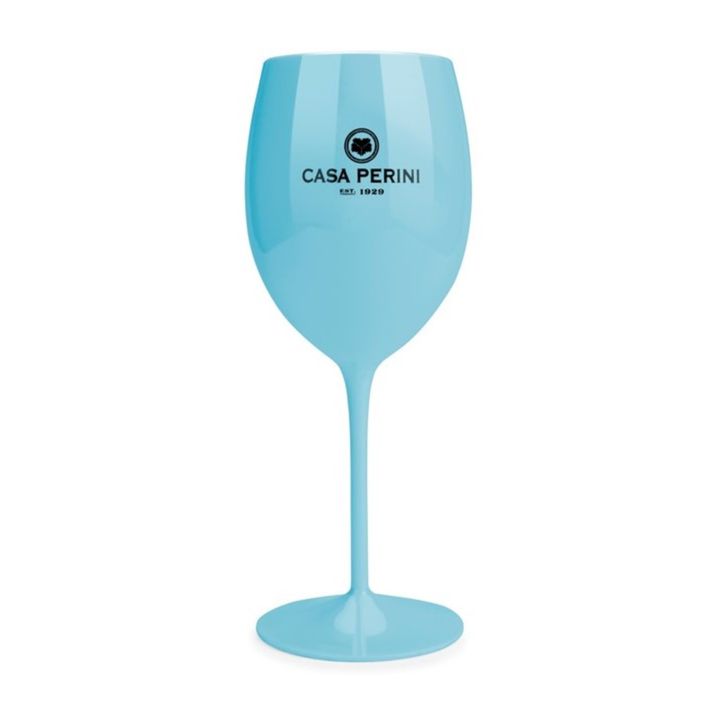 TAÇA DE ACRÍLICO VINHO - AZUL