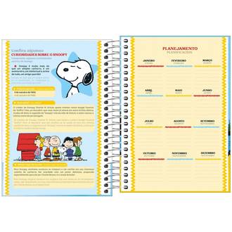 AGENDA ESPIRAL SNOOPY M5 - DIARIA - 393851 - UN - TILIBRA