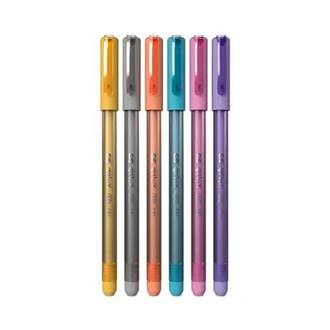 CANETA GEL GELYX  METALICA C/6 1,0MM - 57118 - UN - CIS