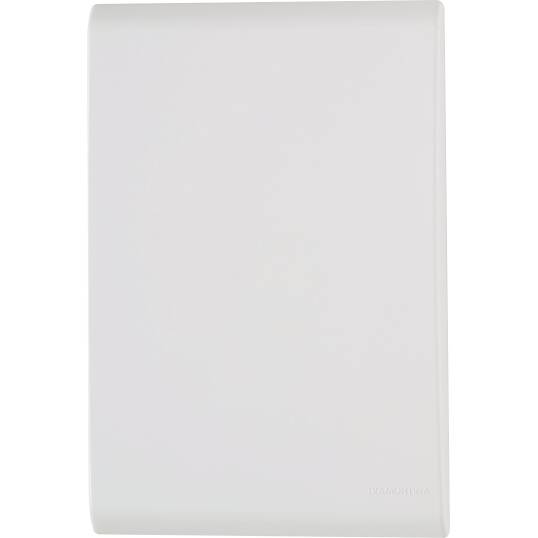 PLACA TRAMONTINA LINHA LIZ 4X2 CEGA REF. 57106/201 BRANCO