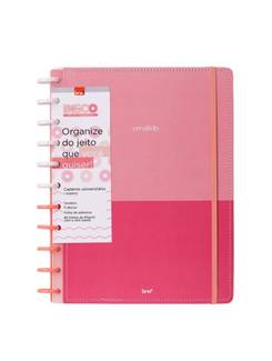 CADERNO UNIV DISCO CD1014 - CORAL CREATIVE - UN - BRW