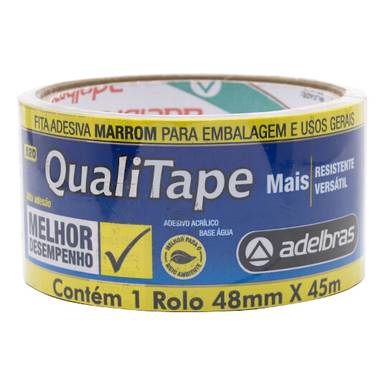 FITA ADESIVA MARROM ADELBRAS 48MM X 45M