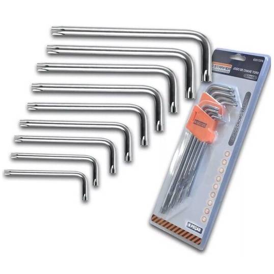 JOGO DE CHAVE TORX LONGA STARFER REF. 03517276