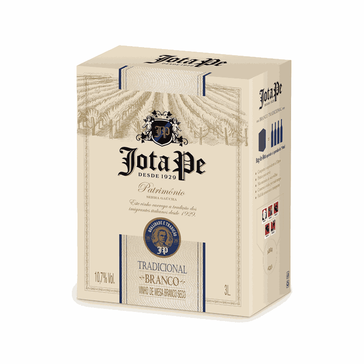 VINHO BRANCO TRADICIONAL BAG-IN-BOX (3LT)-JOTA PE - 1