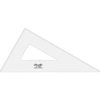 ESQUADRO S/ESCALA ACRILICO 60 32CM - 2632 - UN - TRIDENT