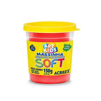 MASSA P/MODELAR SOFT 150G 07315 - VERMELHO - UN - ACRILEX
