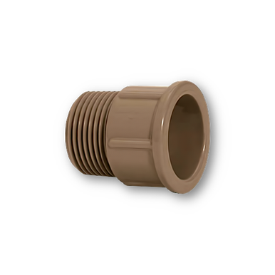 ADAPTADOR DE PVC SOLDÁVEL CURTO AMANCO 25 MM x 3/4