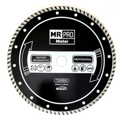 DISCO DIAMANTADO MRPRO 230mm TURBO MISTER
