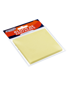 BLOCO ANOTACOES SMART NOTES 50F - 76X76 - BA7651 - AMARELO PASTEL - UN - BRW