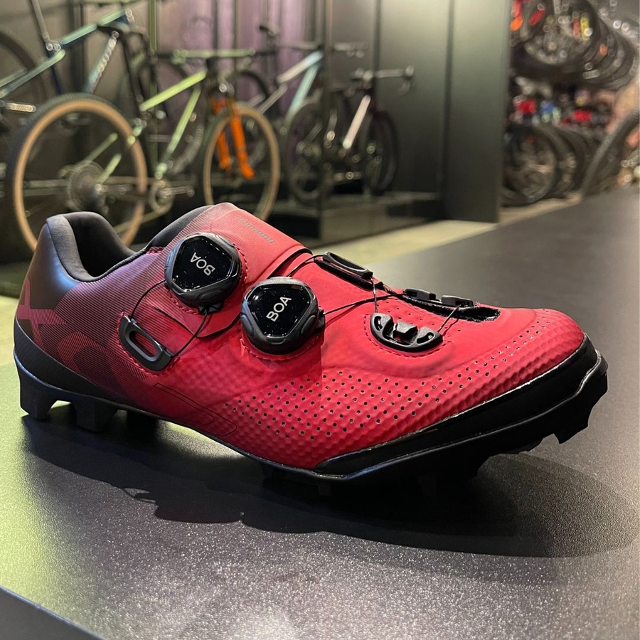 Sapatilha Shimano SH-XC702 MTB Carbon Vermelha