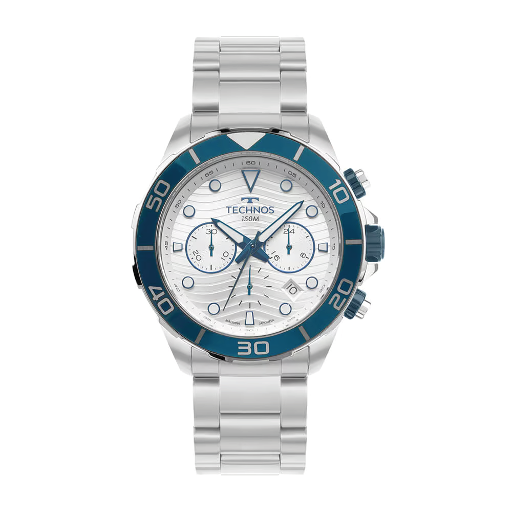 Kit Technos Masculino Acqua Prata Torben Grael