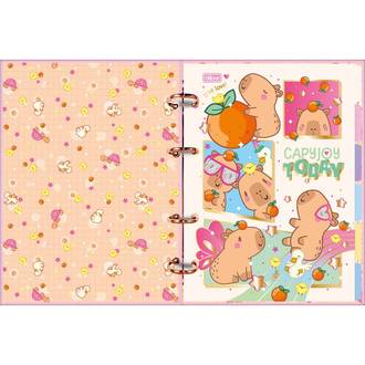 CADERNO ARGOLADO COLEGIAL 80FLS - 396613 - CAPYCLUB - UN - TILIBRA