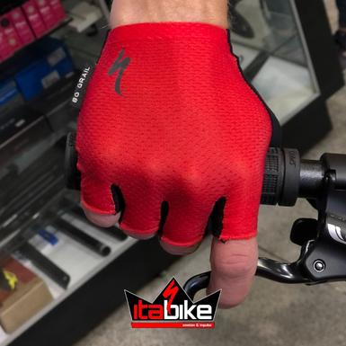 Luva Specialized Dedo Curto BG Grail Masculina Vermelha