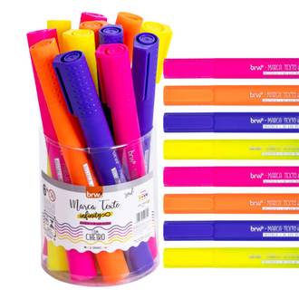MARCA TEXTO BIG NEON C/CHEIRO SORTIDO - CA2102 - UN - BRW