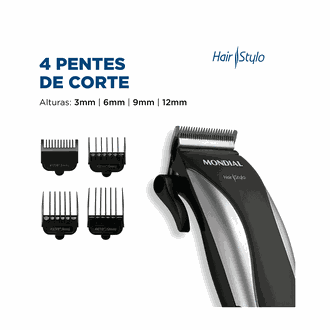 CORTADOR DE CABELO HAIR STYLO CR-02 - 220V - PRETO - UN - MONDIAL