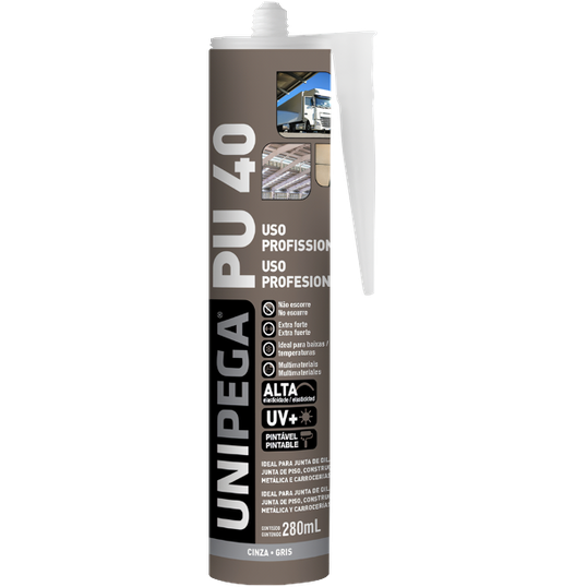 SELANTE PU40 UNIPEGA PROFISSIONAL CINZA 400g