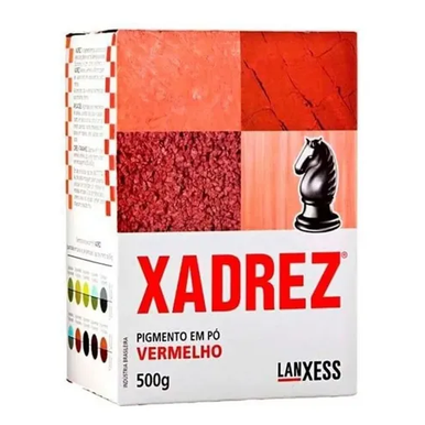 PIGMENTO EM PÓ XADREZ  VERMELHO 500g