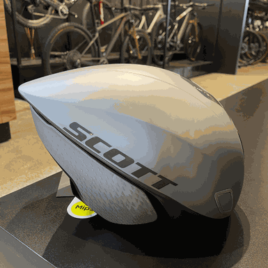 Capacete Scott Split Plus Triathlon Prata