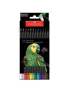 LAPIS DE COR SUPERSOFT 217010 - C/12 - UN - FABER