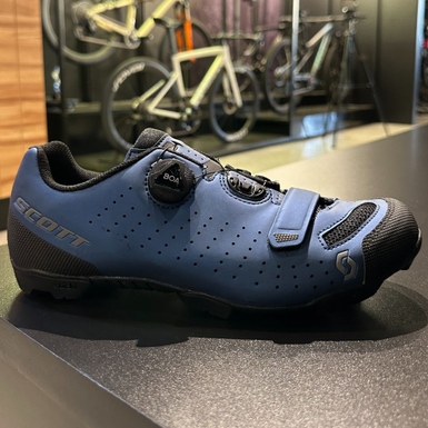 Sapatilha Scott Comp MTB Azul e Preta