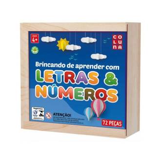 BRINCANDO DE APRENDER 790698 - C/ LETRAS E NUMEROS - UN - COLUNA