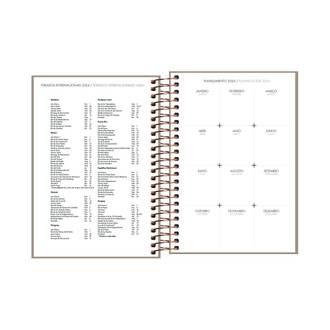AGENDA ESPIRAL NAPOLI CORES M5 - DIARIA - PCT 5 - TILIBRA