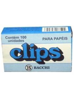 CLIPS GALVANIZADO N.1 C/100  - PCT 25 - BACCHI