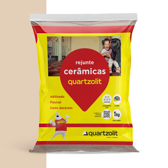 REJUNTE CERÂMICAS QUARTZOLIT BEGE 1.0KG