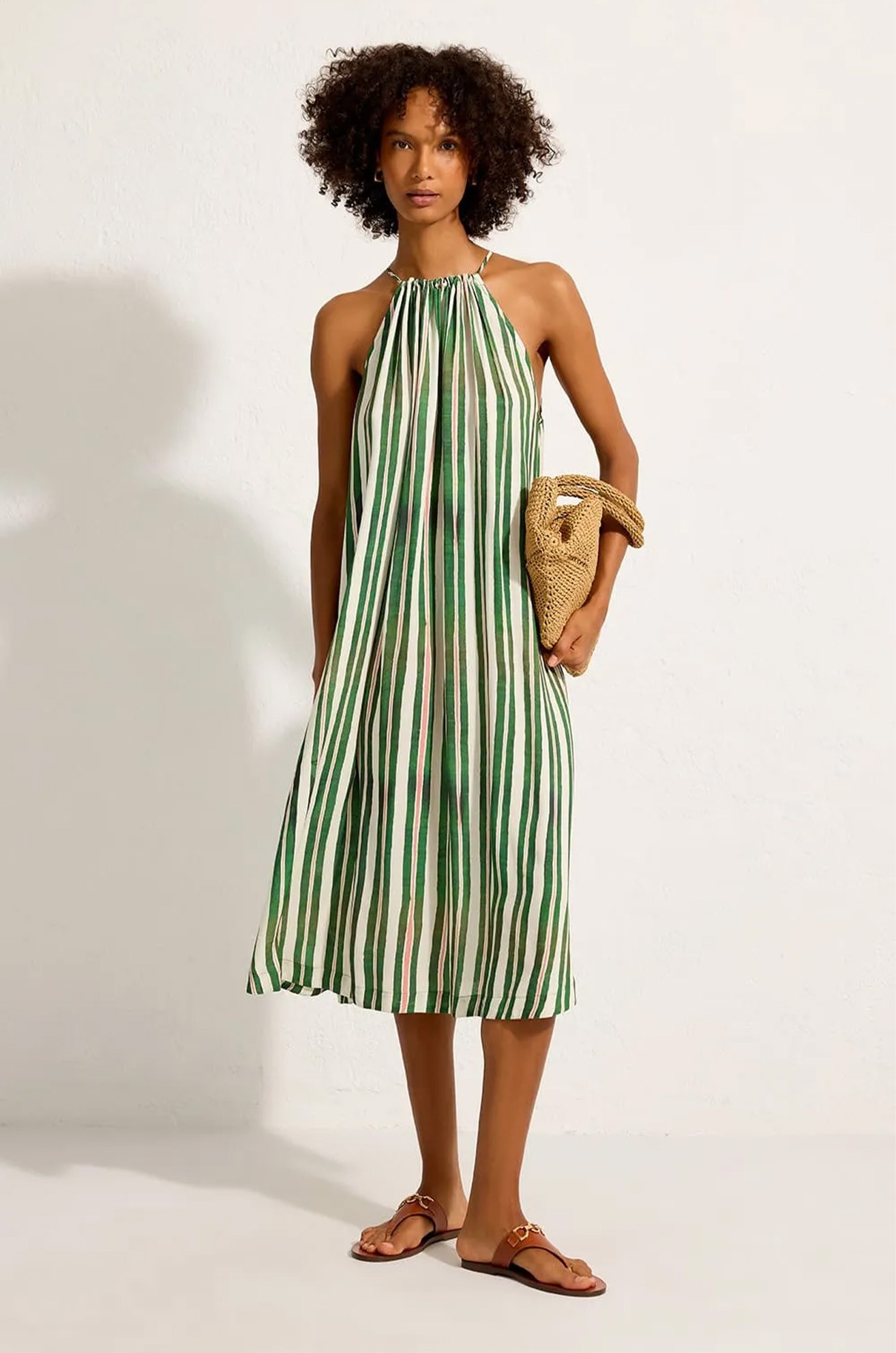 VESTIDO DECOTE TUNEL CEDRO