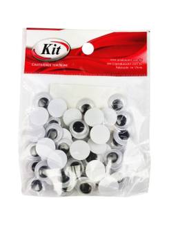 OLHO MOVEL 12MM BE-12 C/50 - 529669 - UN - KIT