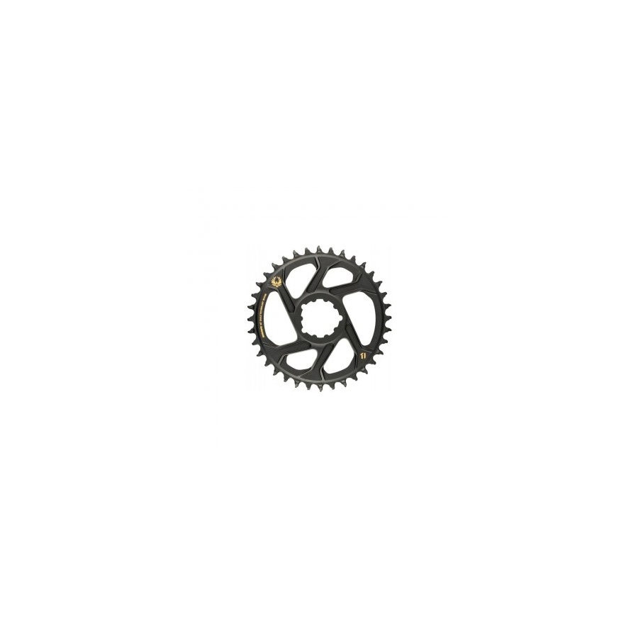 Coroa Sram Original XX1 Eagle Boost 1x12 3MM Direct Mount Alumínio Preta e Dourada