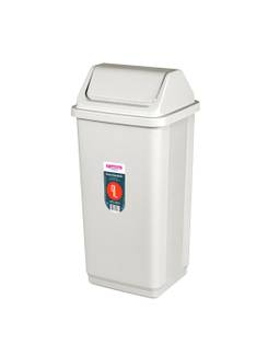 LIXEIRA PLASTICA BASCULANTE 9L - SR2209 - BRANCO - UN - SANREMO