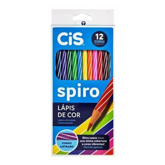 LAPIS DE COR SPIRO 448002 - 12 CORES - C/12 - UN - CIS