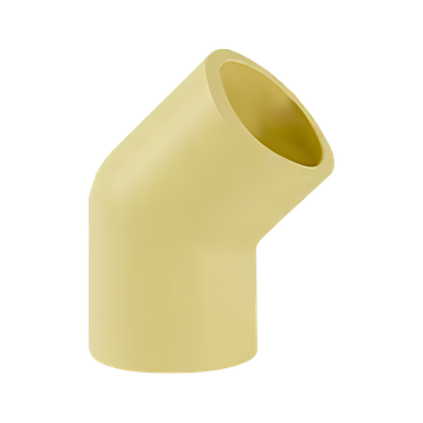 JOELHO CPVC 45 SIMPLES AMANCO 28 MM