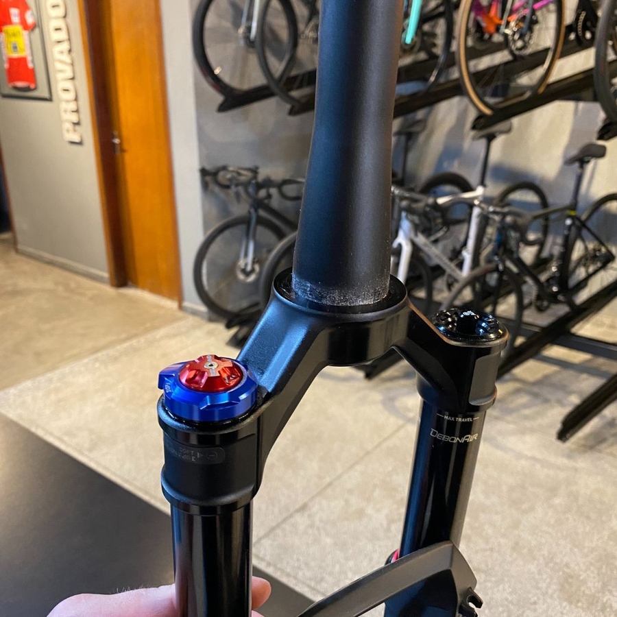 Garfo de Suspensão Rockshox Original Sid SL Ultimate Brain Preta de 100mm