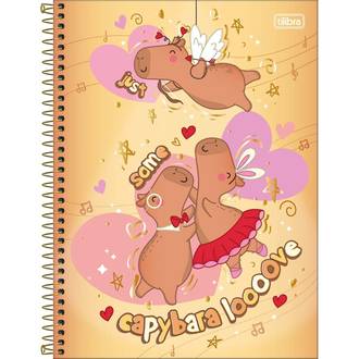 CADERNO UNIV CAPA DURA 1X1 80FLS - CAPYCLUB - UN - TILIBRA
