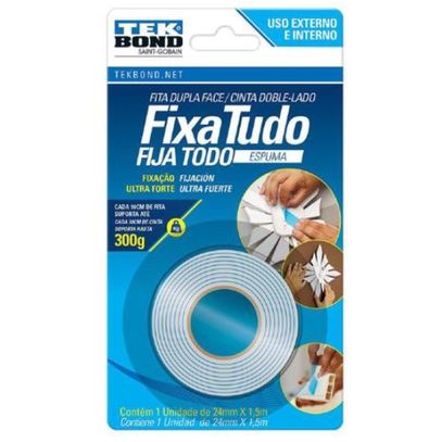 FITA DUPLA FACE EXT/INT TEK BOND 24x1,5m