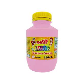 TINTA GUACHE 250ML  - ROSA - PCT 3 - RADEX