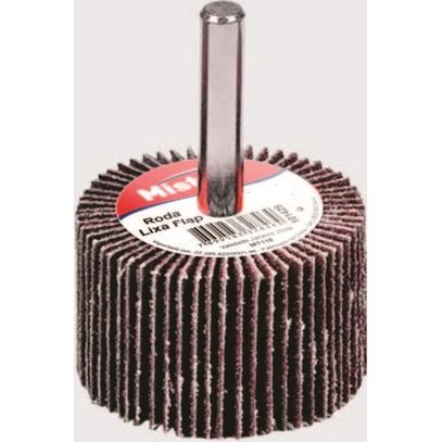 RODA DE LIXA FLAP 50x30 GR60 C/HASTE MISTER
