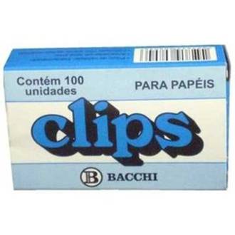 CLIPS GALVANIZADO N.1 C/100  - PCT 25 - BACCHI