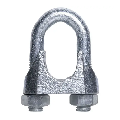 GRAMPO PARA CABO DE AÇO 1/8 - PACOTE C/2 UN